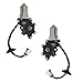 Power Window Motor for 2003-2007 G35 Coupe 6 Pin Connector Front for 2003-2009 350Z 80731CD00A Set