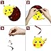 MALLMALL6 30Pcs Pikachu Swirls Decorations Pikachu Birthday Party Decoration Supplies Hanging Whirl Streamers Anime Ceiling Spiral Room Decor Video Game Party Favors Pikachu Stickers for Kids
