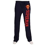 Superman Logo Adult Pajama Pants