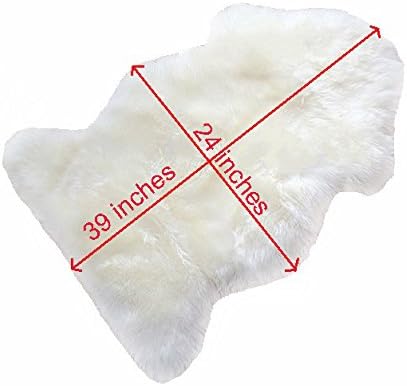 Sheepskin carpets #Bnxbb, real Australian sheepskin rugs, 1 sheepskin, natural color, about 60 × 100cm (24"39")