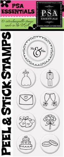 PSA Essentials Peel &amp; Stick Stamps, Mr and Mrs