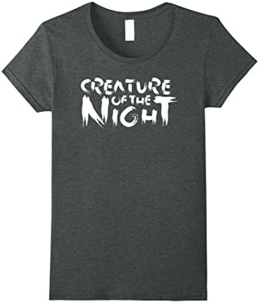 Womens Creature Of The Night - Goth Style T-shirt Medium Dark Heather