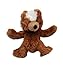 KONG - Plush, Low Stuffing Squeak Teddy Bear Dog Toy -Replacement Squeaker Included- For X-Small Dogs