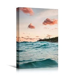 signwin Canvas Wall Art Calm Seas Beach Beach...