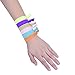 Mudder 100 Pieces Elastic Hair Ties No Crease Elastic Ribbon Ponytail Holders Hair Bands for Girls Women Teens and Kids Bows (Multicolor A)