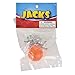 12 SETS OF STEEL METAL JACKS WITH RUBBER SUPER BALL, CLASSIC KIDS TOY BY DISCOUNT PARTY AND NOVELTY