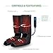 Beauty Kate Foot and Leg Massager for Circulation Air Compression with Heat 6 Massage Modes 3 Intensities Helpful for Calf & Foot Muscle Relaxation - FM008