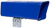 Plastic Newspaper Delivery Tube Box Receptacle & Mounting Bracket, Blue