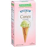 Goldbaum's Gluten Free Ice Cream Cones, Sugar, 4.7 Ounce (Pack of 4)