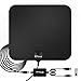 Hohosb TV Antenna for Digital TV Indoor [2019 Upgraded Version],Digital Amplified Indoor HDTV Antenna 60-120 Miles Range with Detachable Amplifier Signal Booster Support 4K 1080P UHF VHF Freeview HDTV