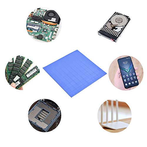 SANTOO-100-x-100-x-10-mm-Trmico-Conductivo-Almohadillas-de-Silicona-Sticks-de-Pasta-Termica-pour-CPUGPULEDICSSD-Chipset-Cooling-Thermal-Pad