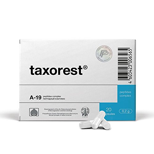TAXOREST A-19 - Lung Peptide Bioregulator Complex - 20 x 200 Milligram Tablets TAXOREST A-19 - Lung Peptide Bioregulator Complex - 20 x 200 Milligram Tablets