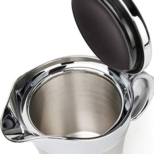 Stainless Steel Double Insulated Gravy-Boat Jug-Sauce - with Hinged Lid Steak-Sauce-Pot (16 oz） - Thumbnail 2