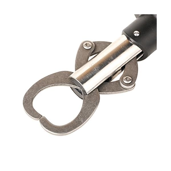 Entsport-Fish-Lip-Gripper-Fish-Scales-Professional-Fish-Holder-Stainless-Steel-Fish-Lip-Grabber-40-Pound-Fish-Lip-Grip-Tool-with-Weight-Scale