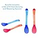 Safest Baby Food Storage Containers 2-Set Freezer Trays - BPA Free FDA Approved - 2 Silicone Clip On Lids - 2.6 oz Multiportions - 4 FREE Weaning Spoons & BONUS KiddieBobs Homemade Recipe CookBook