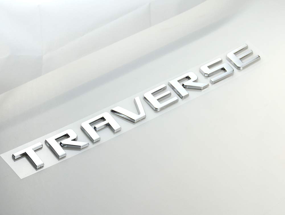 Photo 1 of 1 Pc Traverse Badge 3D Emblem Nameplate Letters Logo Replacement for Traverse (Chrome)