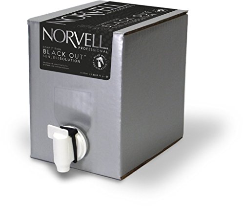 Norvell Premium Sunless Tanning Solution - Competition Black Out, 1 Liter Box