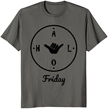 Hawaii Time Aloha Friday Shaka Clock time for Hawaii Tshirt