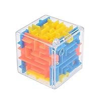 Anyren 3D Cube Puzzle Maze Toy Puzzle Toy Fun Brain Game Challenge Fidget Toys Hand Game Case Box Novelty Toys