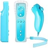 Controller for Nintendo Wii, PowerLead Built in Motion Plus Remote and Nunchuck Controller Compatible with Nintendo Wii and W