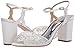 Badgley Mischka Women's Carlie Heeled Sandal, Soft White, 8.5 M US
