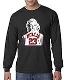 New Way 193 - Unisex Long-Sleeve T-Shirt Marilyn Monroe Bulls 23 Jordan Jersey