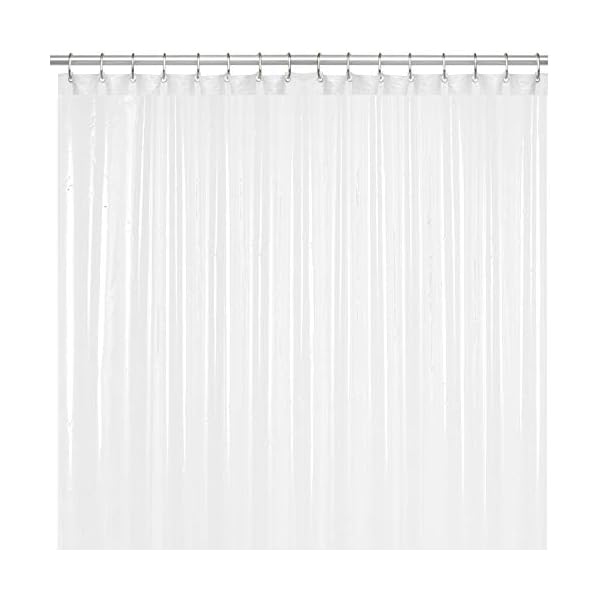 Liba Peva Antimicrobial Pvc Free Shower Curtain Liner Frosted