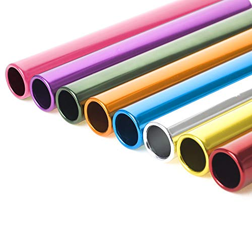 GOGO 16 PCS Standard Size Aluminum Relay Batons for Track & Field-Purple