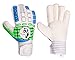 Goalie Gloves Youth, Kids, Adult - LUPOS - Power of the WOLF. Goalkeeper Gloves with Fingersaves, 4 mm Strong Grip German Latex Palm, Extra Backhand Pad, Supportive Wrist Straps