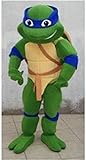 Happy Family Mascot Costumes for Adults Christmas Halloween Outfit Fancy Suit Free Shipping Dark Green Turtle Teenage Mutant Ninja Turtles (Large: (175-180))