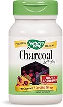 Nature's Way Charcoal Activated, 100 Capsules, 280 mg
