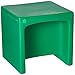 Children's Factory 3-in-1 Cube Chair for Kids, Flexible Seating Classroom Furniture, 1-Pack, Green