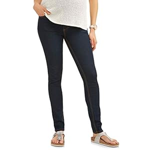 Women’s Maternity Over The Belly Super Soft Stretch Skinny Jeans www.denim.fit