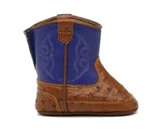 M&F Western Baby Boy's Baby Bucker Weston (Infant/Toddler) Blue Boot 1 Infant M