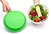 O'Salata Original Salad Cutter Bowl - Best Salad Maker, Vegetable Chopper, ABS Plastic, Green, Compact, Everyday Use