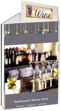 National Display Warehouse:(AHSG5x7x10) Three Sided Acrylic Sign Holder-AHSG 5X7