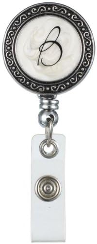Ganz Initially Yours Retractable ID Badge - B