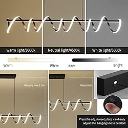 Modern Design Dimmable Desk Linear Pendant