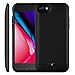 iPhone 7 Plus / 8 Plus Battery Case, MAXBEAR 8000mAh Extended Rechargeable Backup Charging Case Protective Power Bank with Kickstand for iPhone 7 Plus / 8 Plus (5.5 inch)-Black