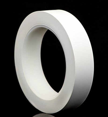 41zCa2hkF1L PVC Cleanroom Tape from StaticTek | Clean Plastic Core | Strong Synthetic Rubber Adhesive | White | 1 Inch X 36 Yard… - Image 5