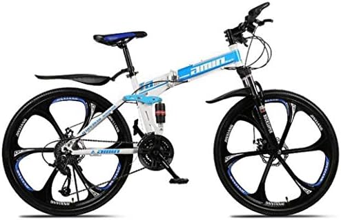 マウンテンバイクの折りたたみ自転車 26インチ24スピードダブルディスクブレーキフルサスペンションアンチスリップ 軽量フレーム サスペンションフォーク マウンテンバイクの折りたたみ自転車 26インチ24スピードダブルディスクブレーキフルサスペンションアンチスリップ 軽量フレーム サスペンションフォーク