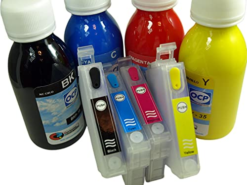 Kit-de-Recarga-para-Cartuchos-de-Tinta-Serie-29-29XL-Auto-reseteables-para-Expression-Home-XP-Cartuchos-Recargables-y-Accesorios-400-ML-Tinta