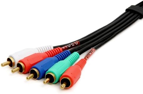 Component Audio/Video Cable, RCA Connectors, 25 Feet