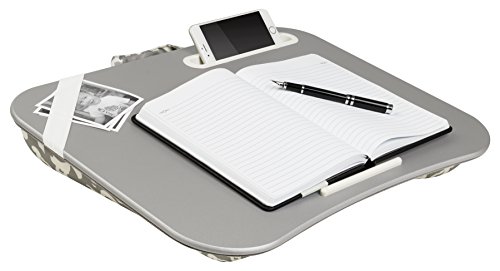 LapGear Designer Lap Desk - Gray Damask (Fits up to 17.3