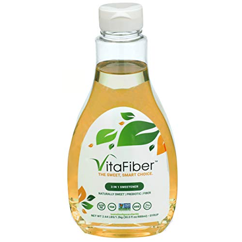VitaFiber IMO Large Syrup - Sweet Prebiotic Fiber - Lower Calorie Sugar Alternative - 30 fl oz