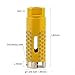 1-3/8 INCH Diamond Granite Drill Bits Diamond Core Drill Bits for Stone Granite Outside and Inside Protection Hole Saw (1-3/8