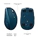 Logitech MX Anywhere 2S Wireless Mouse – Use On Any Surface, Hyper-Fast Scrolling, Rechargeable, Control up to 3 Apple Mac and Windows Computers and laptops (Bluetooth or USB), Midnight Teal