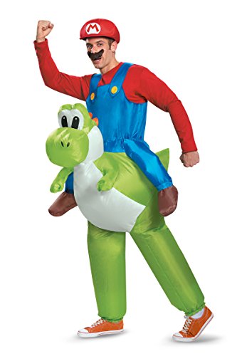 Adult Mario Riding Yoshi Costume Super Mario Costume 85150