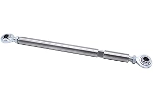 TAKPART Adjustable 8.5" Tensioning Rod Heim Joint Alternator Bracket Compatible for SBC BBC 350 454 302