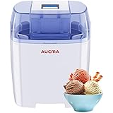 Aucma Ice Cream Machine, 1.5 Quart Ice Cream Maker Gelato Maker Electric Frozen Yogurt Sorbet Machine with LCD Timer for Home Kids (HICM-119)